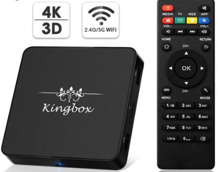 Kingbox model X Android TV box 2019