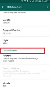 Dzwonek Cahnge WhatsApp Call Notifications