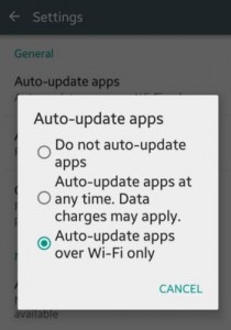 Jak wyłączyć automatyczne aktualizacje aplikacji w Android Lollipop