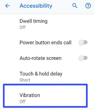 Jak wyłączyć wibracje w Pixel 4 XL, 4, 3 XL, 3, 3a XL, 3a, 2 XL, Pixel XL: Android 10
