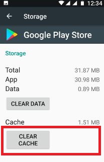 Wyczyść pamięć podręczną sklepu Google Play, aby naprawić błąd 501