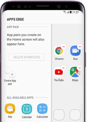 Jak korzystać z Apps Edge Galaxy S9 i Galaxy S9 plus Oreo